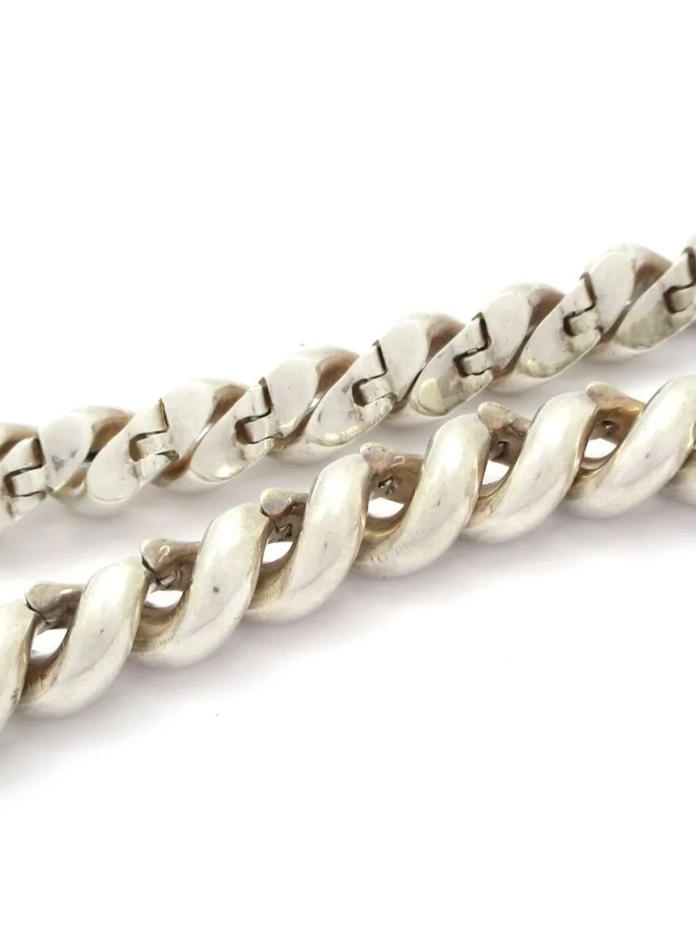 Hermes Necklace Torsade Silver